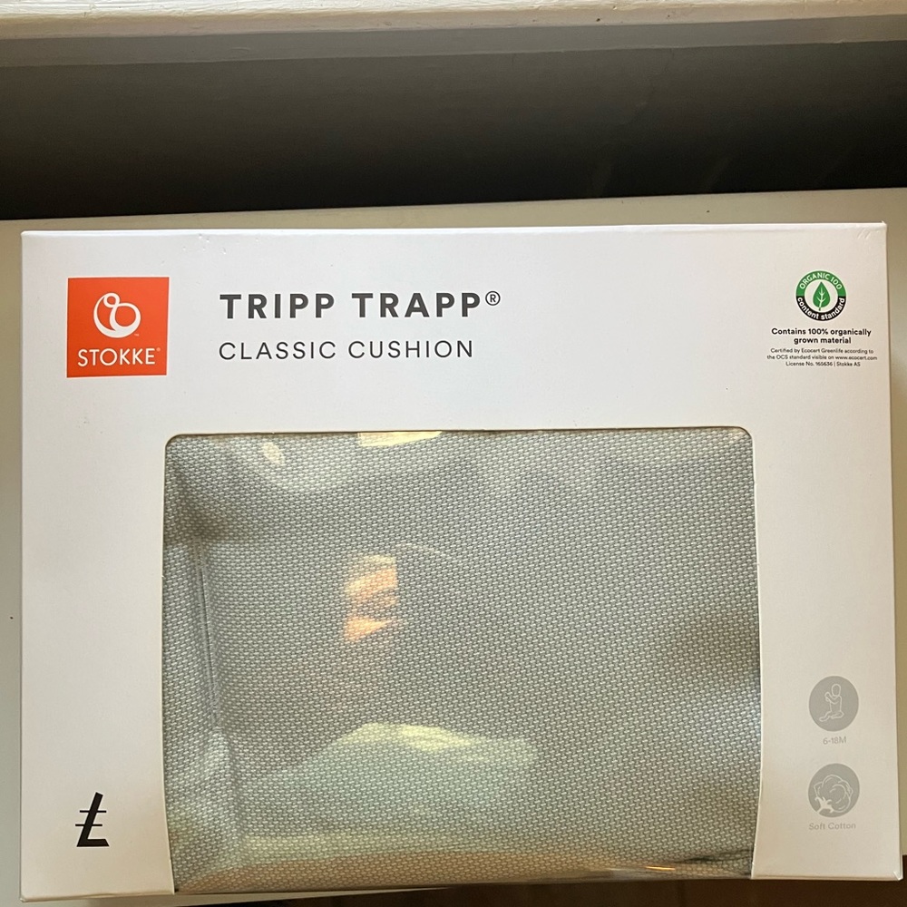 Tripp Trapp Classic Cushion in Timeless Gray